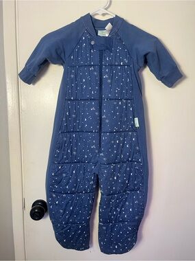 ergoPouch Sleep Suit Sack 3.5 TOG Blue Night Sky Toddler Size 8-24 Months
